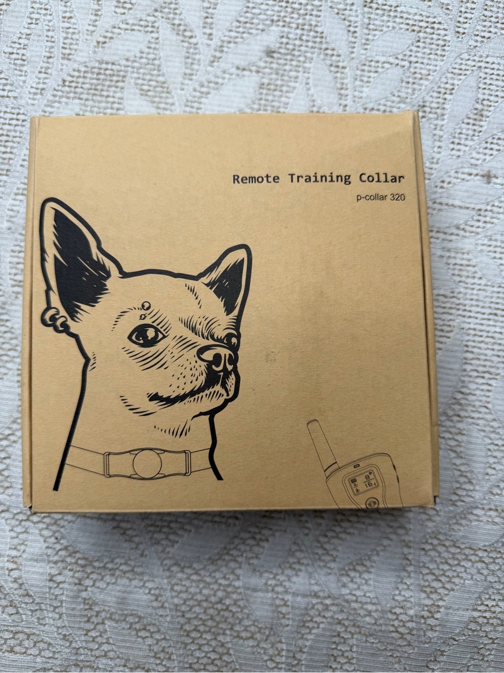 Remote Training Collar - Tan Packaging